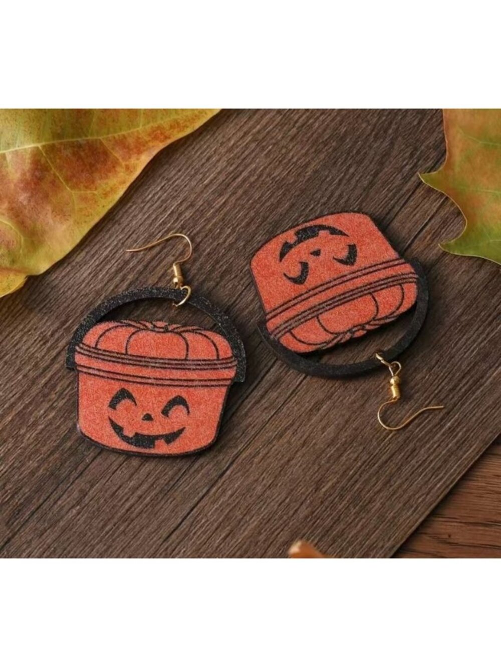 HALLOWEEN McBucket Trick or Treat Bucket Earrings NEW